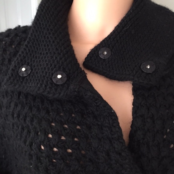 Vintage Loft black duster sweater - Picture 6 of 12